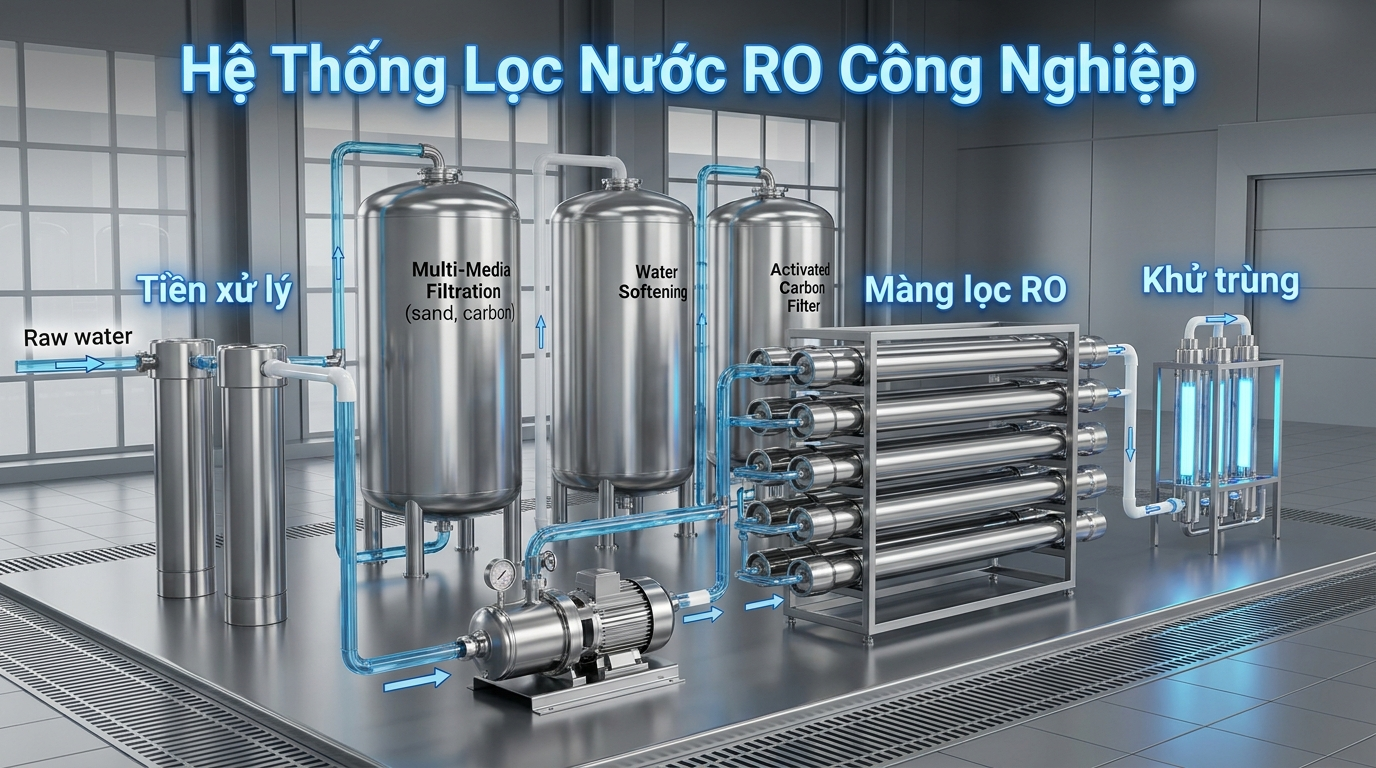 Hệ Thống Lọc Nước RO Công Nghiệp